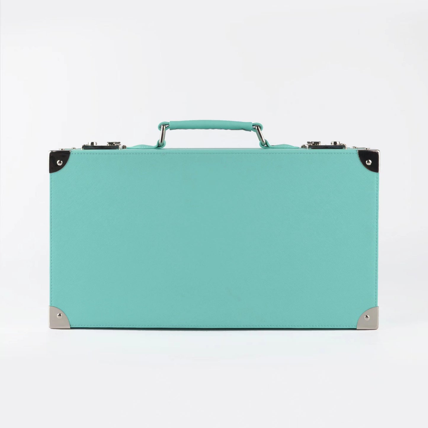 Sky Blue Saffiano Leather Collector Case