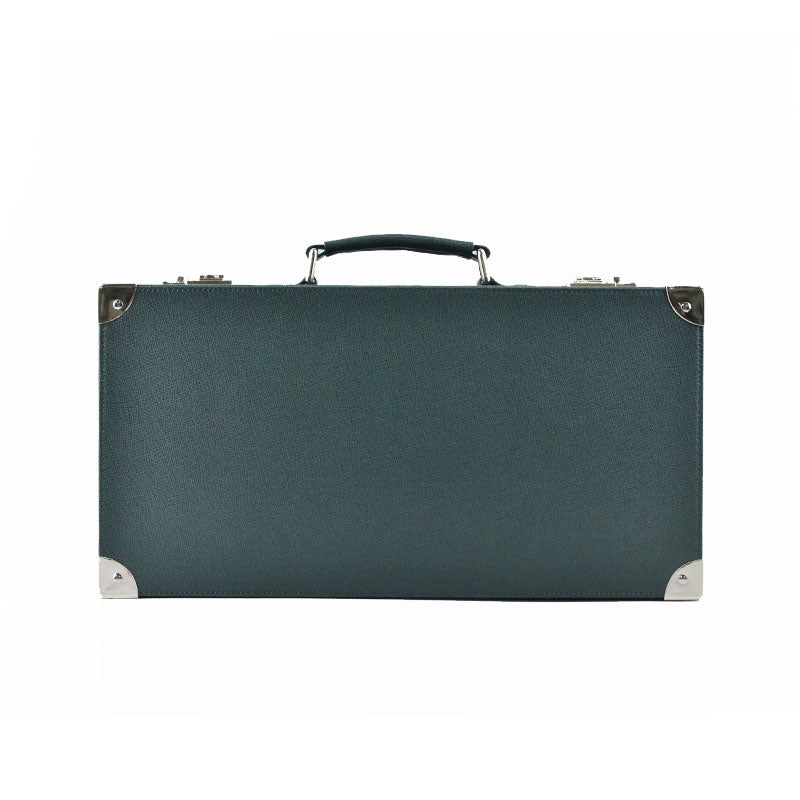 Green Saffiano Leather Collector Case
