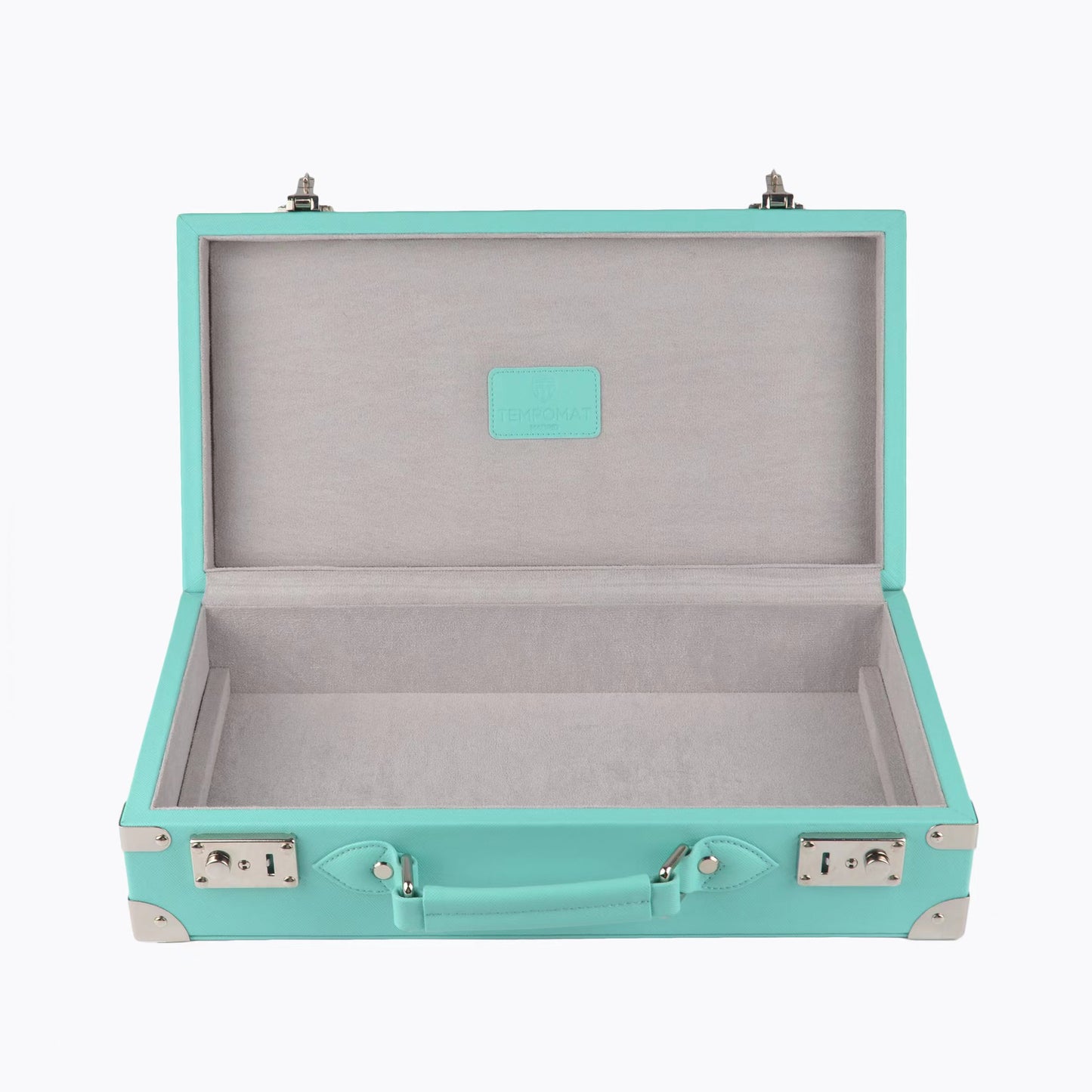 Sky Blue Saffiano Leather Collector Case