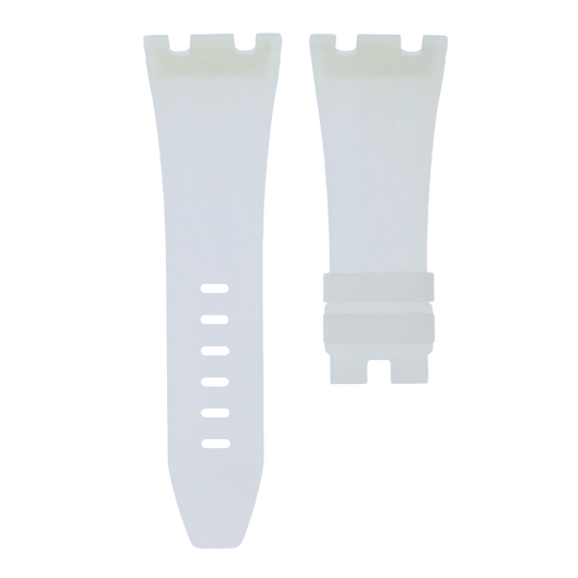 Transparent White Rubber Strap for Audemars Piguet Royal Oak Offshore 42mm