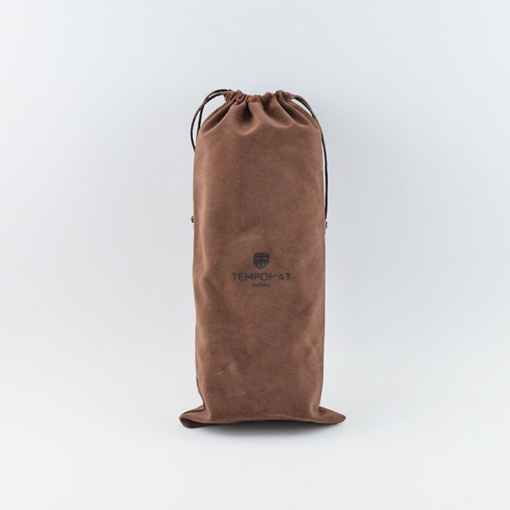 Brown Camo Saffiano Leather Watch Roll