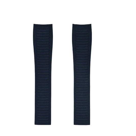 FKM Vulcanized Black Rubber Strap for Patek Philippe Aquanaut