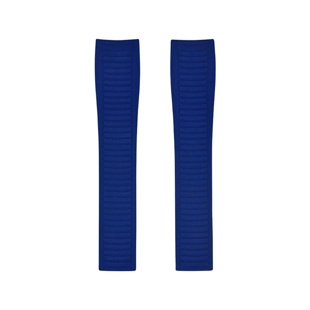 FKM Vulcanized Deep Blue Rubber Strap for Patek Philippe Aquanaut