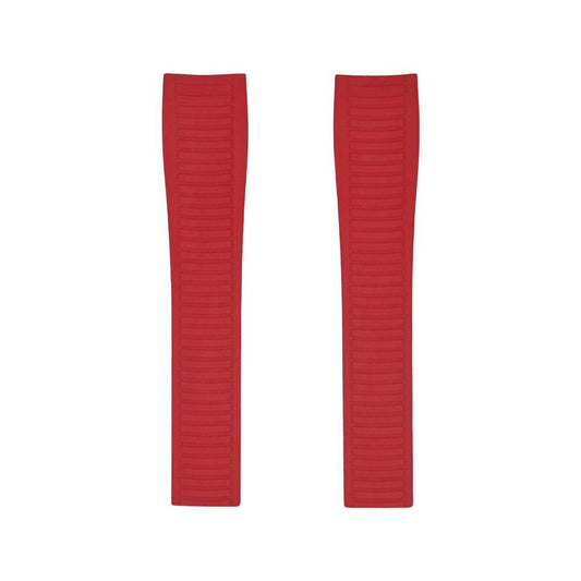 FKM Vulcanized Red Rubber Strap for Patek Philippe Aquanaut