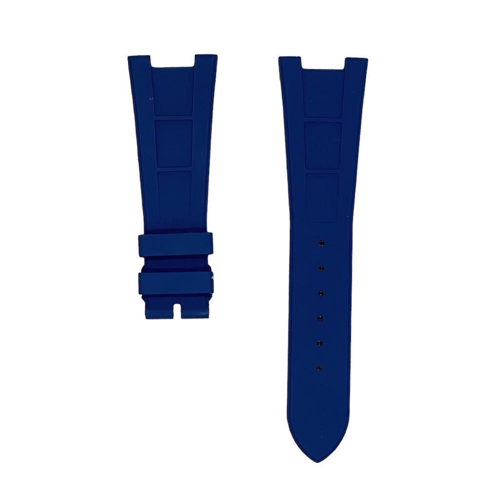 FKM Vulcanized Blue Rubber Strap for Patek Philippe Nautilus