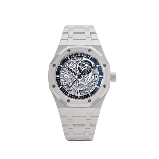 Audemars Piguet Royal Oak 15416CB.OO.1225CB.01 Double Balance Wheel Openworked White Ceramic (2024)