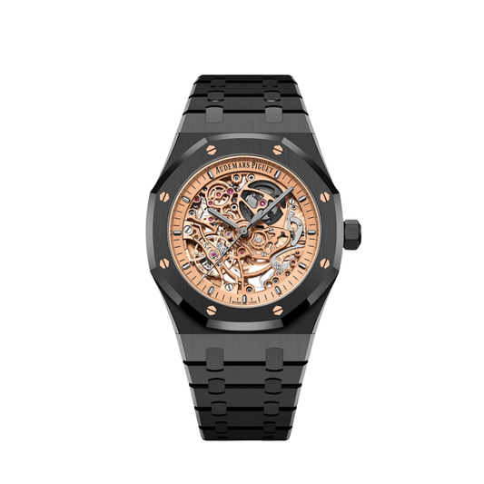 Audemars Piguet Royal Oak 15416CE.OO.1225CE.02 Double Balance Wheel Black Ceramic Openworked Dial Limited Edition