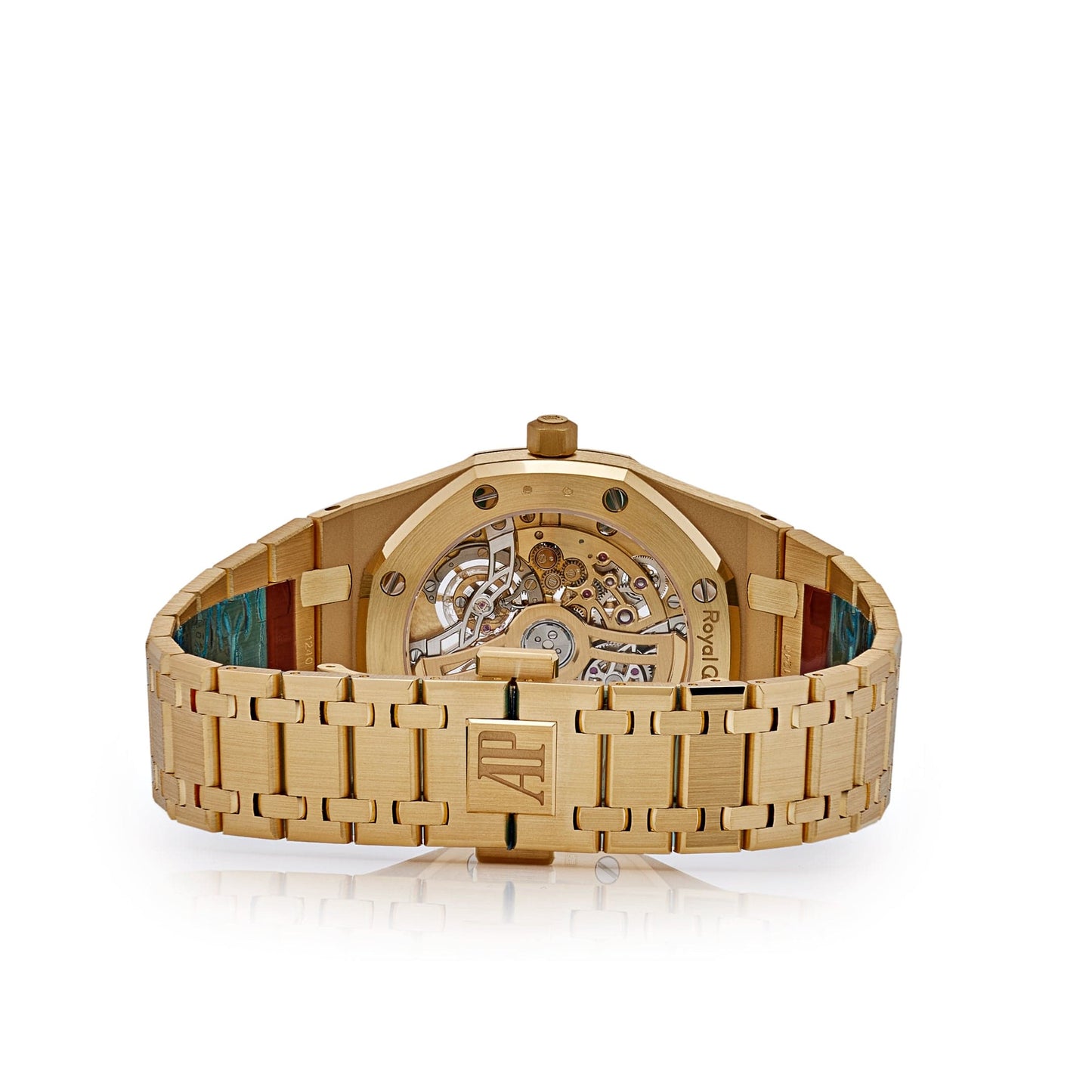 Audemars Piguet Royal Oak 16204BA.OO.1240BA.01 Jumbo Extra-Thin Yellow Gold Openworked