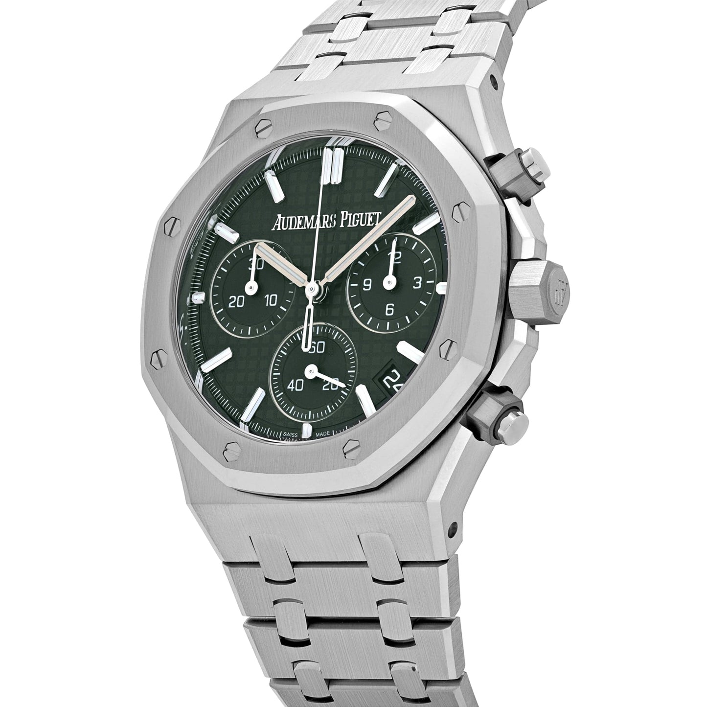 Audemars Piguet Royal Oak 26240ST.OO.1320ST.08 Selfwinding Chronograph Stainless Steel Green Dial (2025)