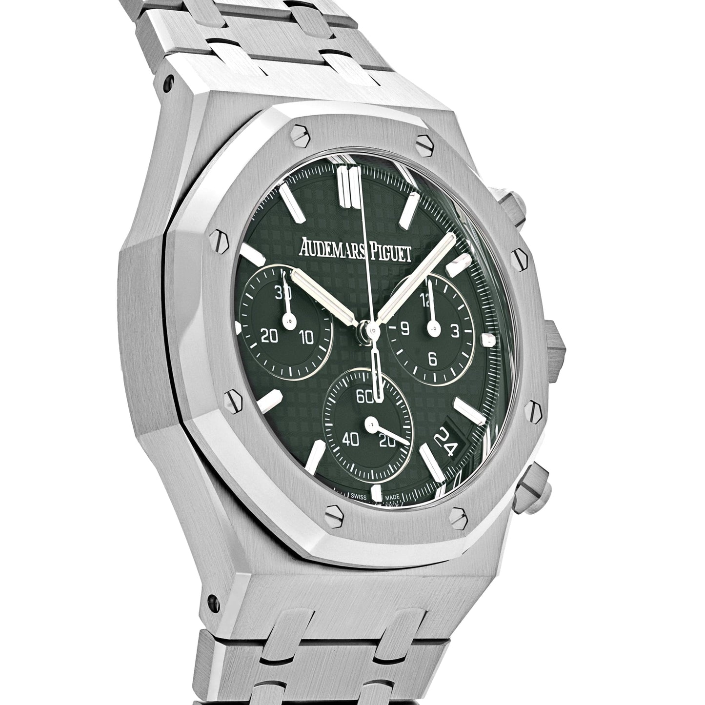 Audemars Piguet Royal Oak 26240ST.OO.1320ST.08 Selfwinding Chronograph Stainless Steel Green Dial (2025)