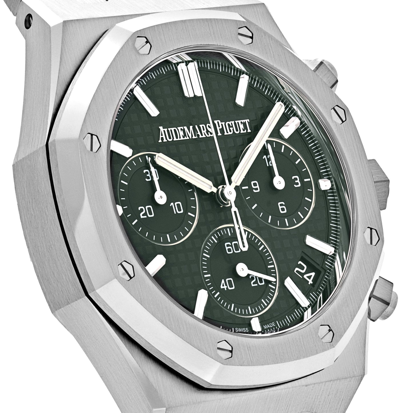 Audemars Piguet Royal Oak 26240ST.OO.1320ST.08 Selfwinding Chronograph Stainless Steel Green Dial (2025)