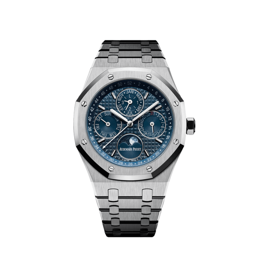 Audemars Piguet Royal Oak 26574ST.OO.1220ST.02 Perpetual Calendar Stainless Steel Dark Blue Dial (2019)