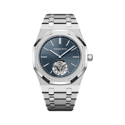 Audemars Piguet Royal Oak Flying Tourbillon Extra-Thin 26670ST.OO.1240ST.02 Stainless Steel Blue Dial