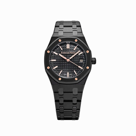 Audemars Piguet Royal Oak Selfwinding 77350CE.OO.1266CE.01 'Ladies' Black Ceramic Black Dial