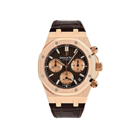 Audemars Piguet Royal Oak Selfwinding Chronograph Rose Gold Brown Dial 26239OR.OO.D821CR.01