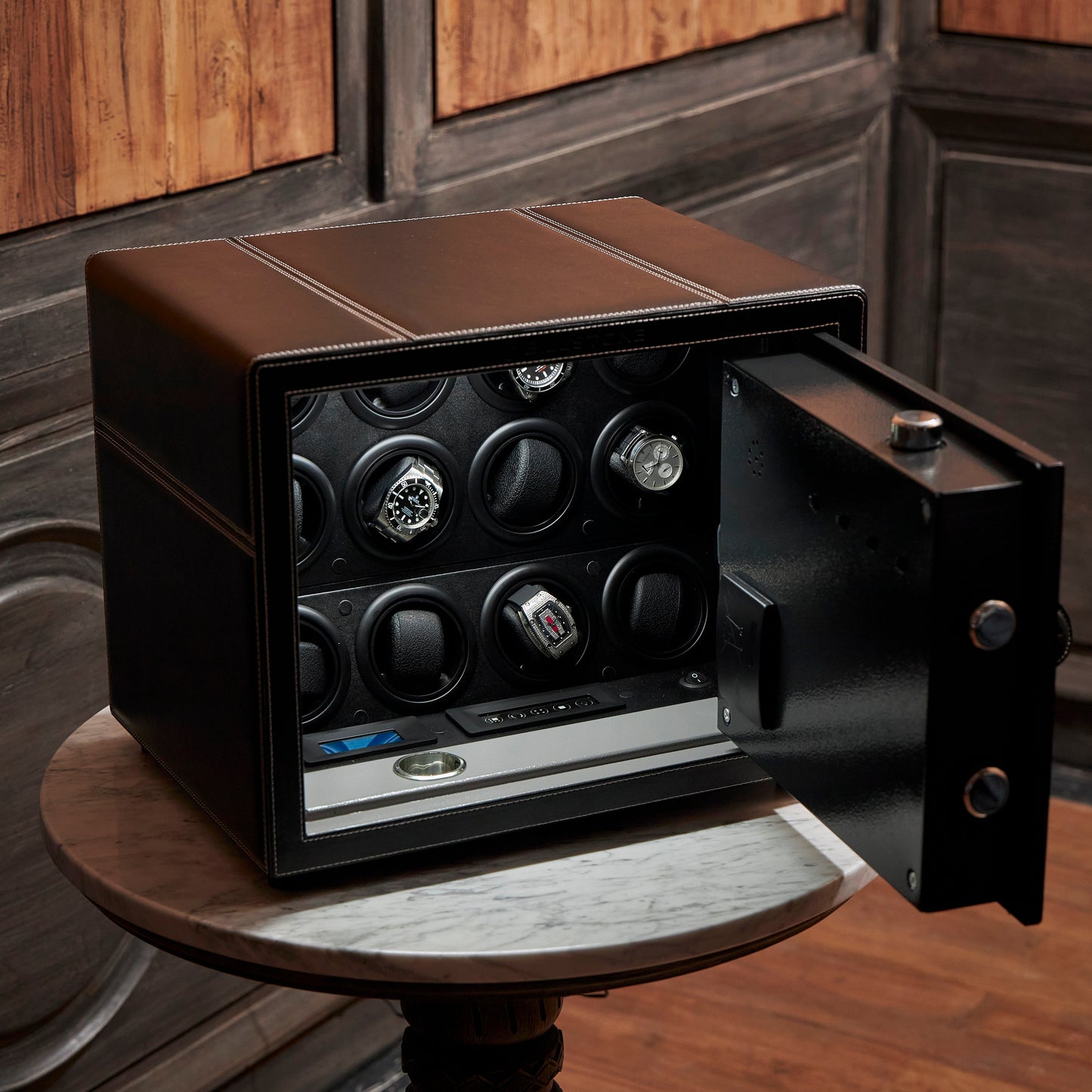 Billstone Estate 12 Black Leather