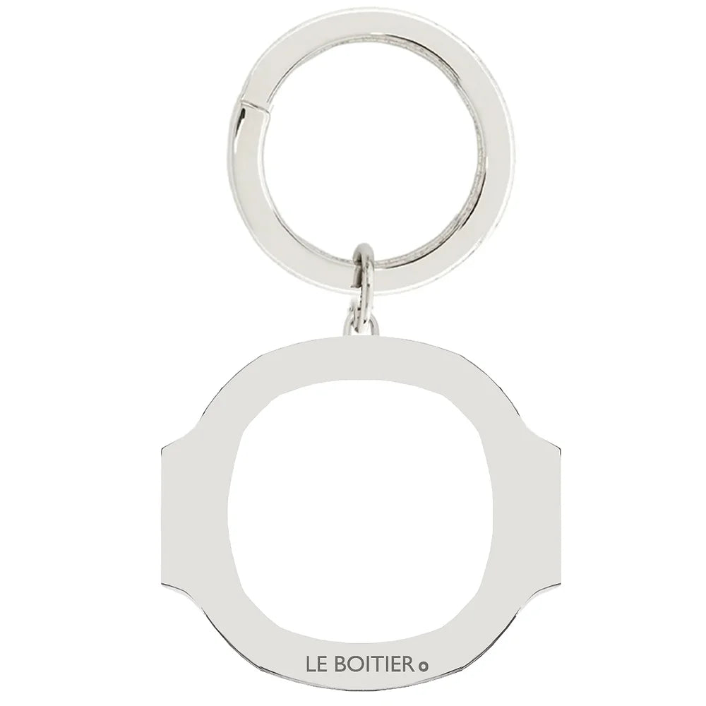 Steel Nautilus Key Ring