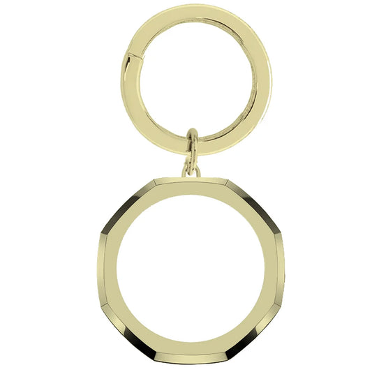 Gold Royal Oak Key Ring
