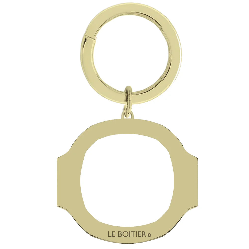Gold Nautilus Key Ring