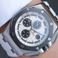 Aspen White Rubber Strap for Audemars Piguet Royal Oak Offshore 44mm