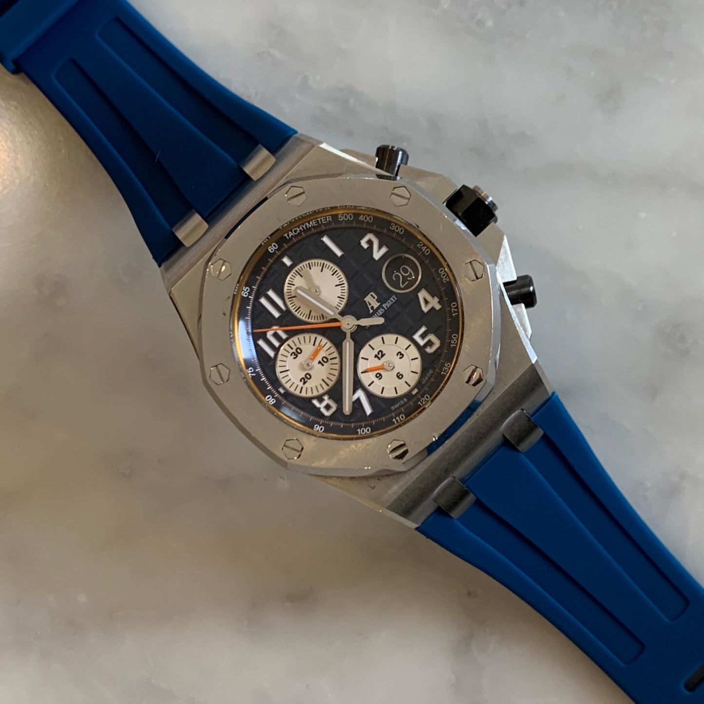 Royal Blue Rubber Strap for Audemars Piguet Royal Oak Offshore 42mm