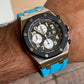 Riviera Blue Rubber Strap for Audemars Piguet Royal Oak Offshore 42mm