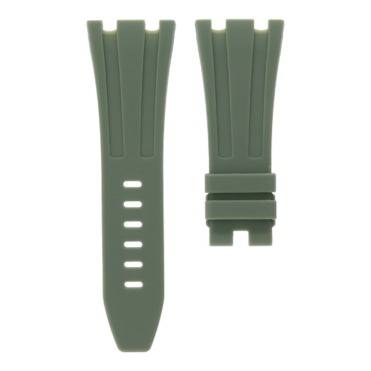 Khaki Green Rubber Strap for Audemars Piguet Royal Oak Offshore 42mm