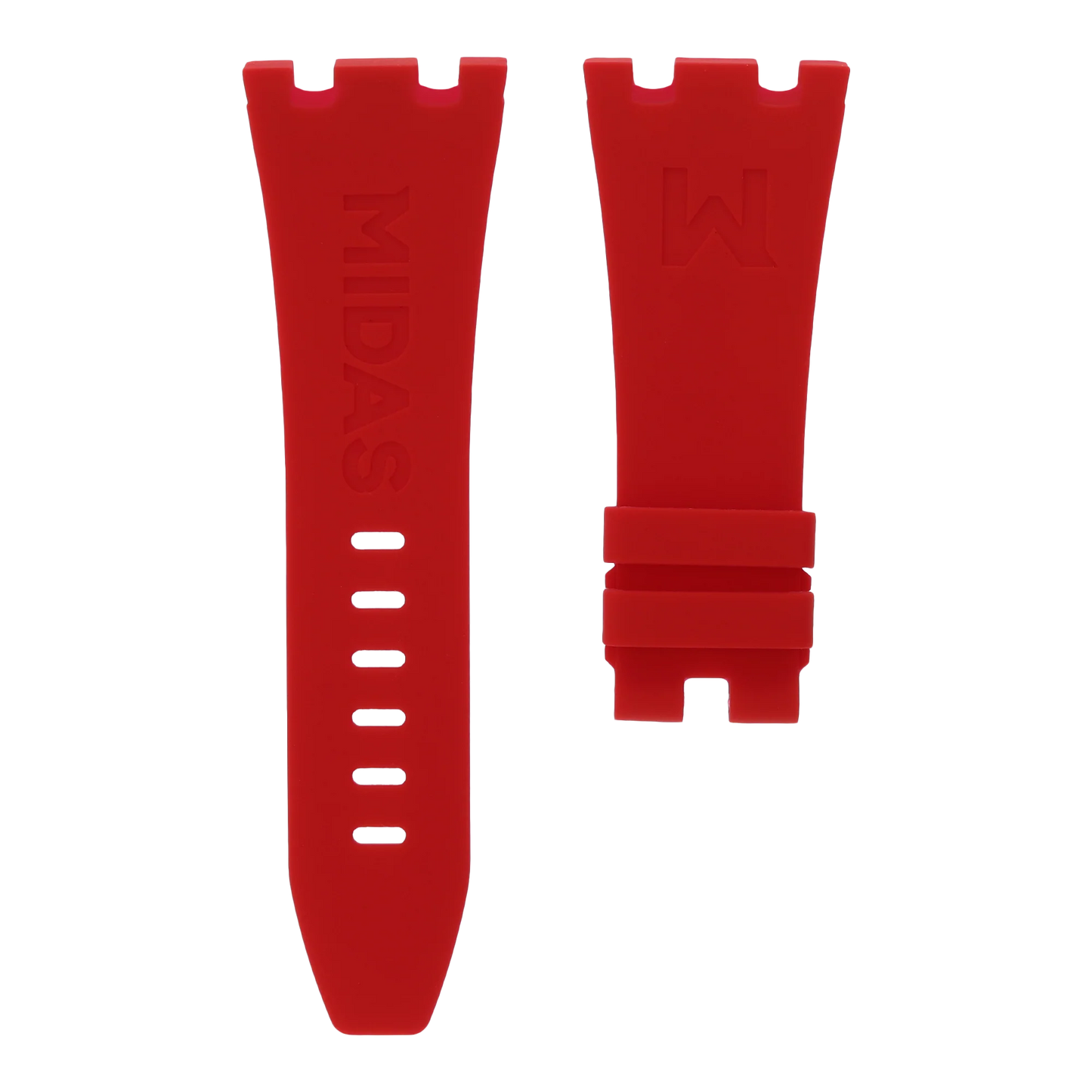 Cherry Red Rubber Strap for Audemars Piguet Royal Oak Offshore 42mm