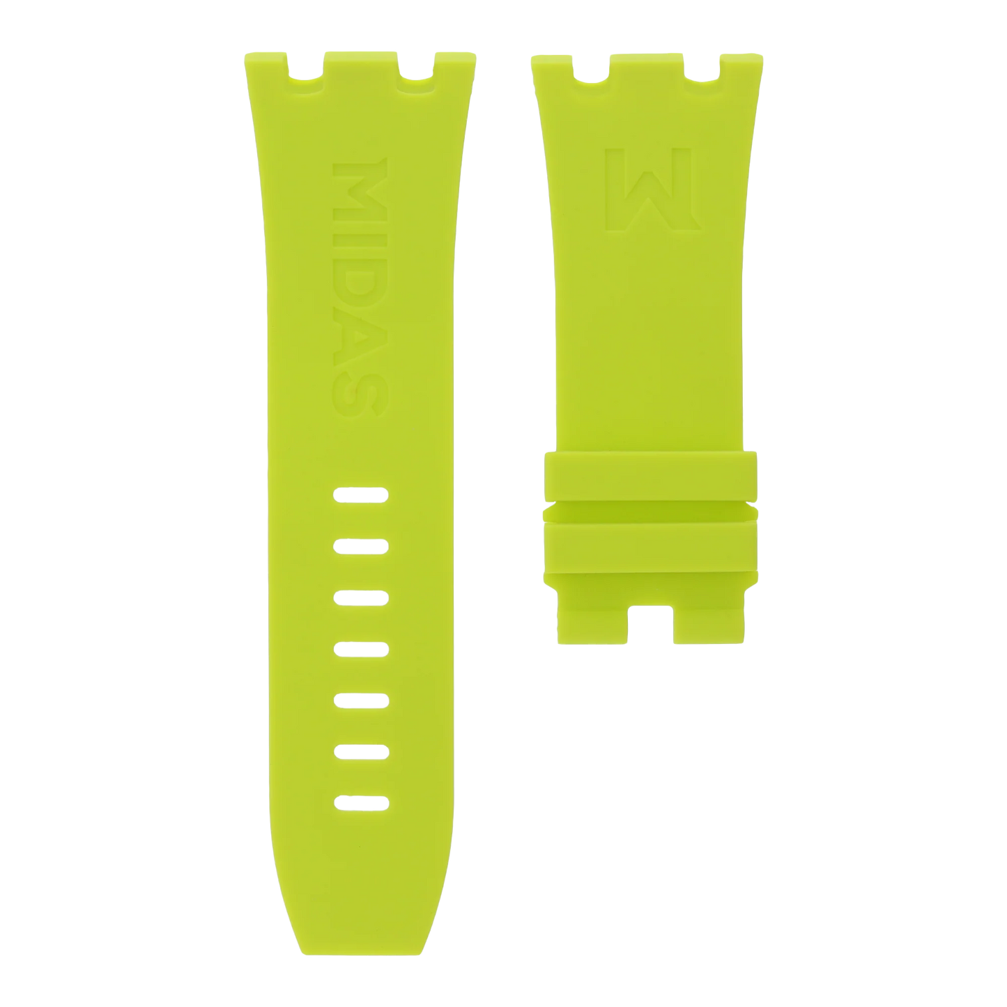 Acid Green Rubber Strap for Audemars Piguet Royal Oak Offshore 44mm