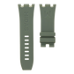 Khaki Green Rubber Strap for Audemars Piguet Royal Oak Offshore 44mm