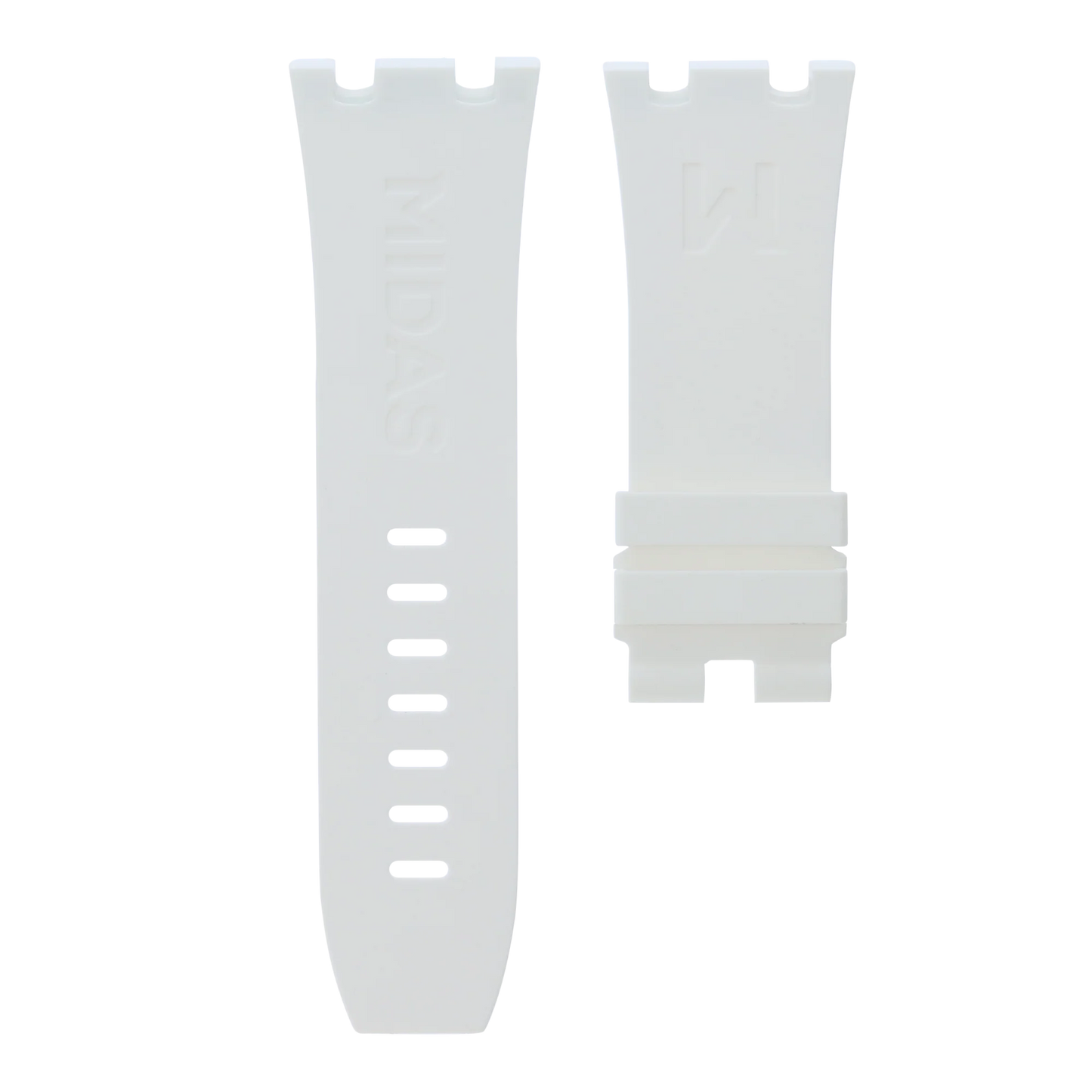 Aspen White Rubber Strap for Audemars Piguet Royal Oak Offshore 44mm