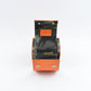 Orange Camo Saffiano Leather Watch Roll