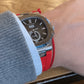 FKM Vulcanized Red Rubber Strap for Patek Philippe Nautilus