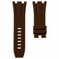 Chocolate Brown Rubber Strap for Audemars Piguet Royal Oak Offshore 44mm