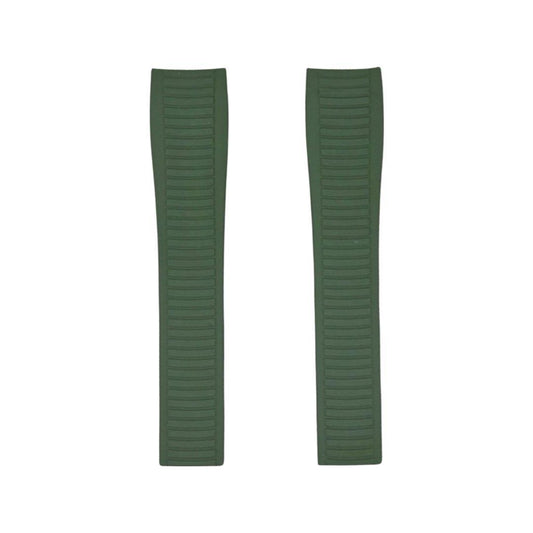 FKM Vulcanized Green Rubber Strap for Patek Philippe Aquanaut