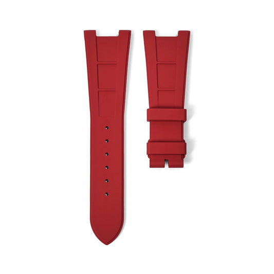 FKM Vulcanized Red Rubber Strap for Patek Philippe Nautilus