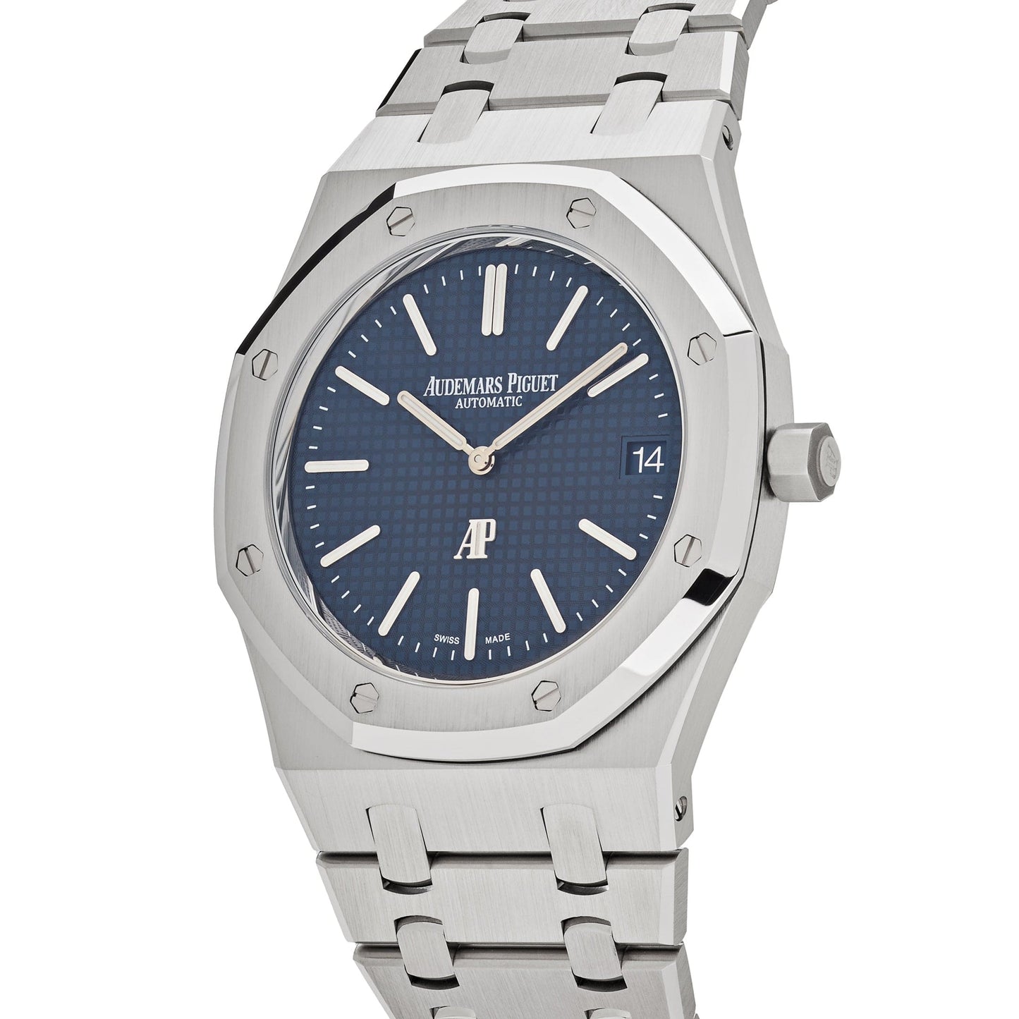 Audemars Piguet Royal Oak 16202ST.OO.1240ST.01 'Jumbo' Extra-Thin 50th Anniversary Stainless Steel Blue Dial (2022)