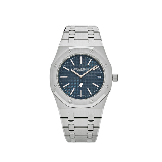 Audemars Piguet Royal Oak 16202ST.OO.1240ST.02 'Jumbo' Extra-Thin Stainless Steel Blue Dial (2023)