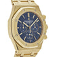 Audemars Piguet Royal Oak 26320BA.OO.1220BA.02 Chronograph Yellow Gold Blue Dial (2016)