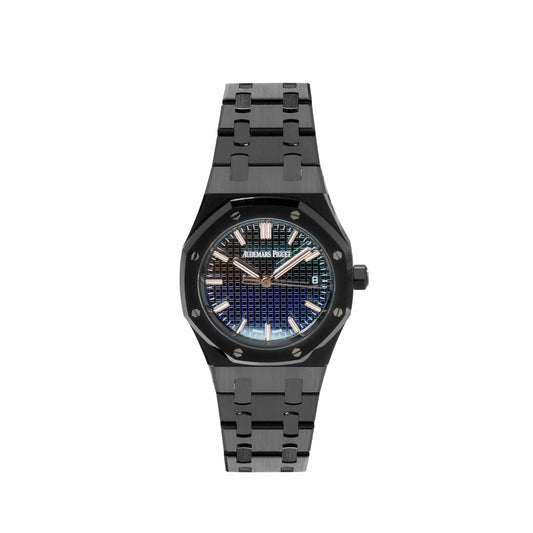 Audemars Piguet Royal Oak 77350CE.OO.1266CE.02.A Selfwinding 'Ladies' 'Carolina Bucci' Black Ceramic Rainbow Dial Limited Edition (2022)