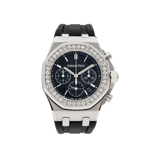 Audemars Piguet Royal Oak Offshore 26231ST.ZZ.D002CA.01 'Lady' Stainless Steel Black Dial Diamond Bezel (2018)