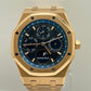 Audemars Piguet Royal Oak Perpetual Calendar 26574OR.OO.1220OR.02 Rose Gold Blue Dial
