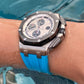 Riviera Blue Rubber Strap for Audemars Piguet Royal Oak Offshore 44mm