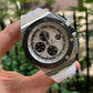 Transparent White Rubber Strap for Audemars Piguet Royal Oak Offshore 44mm