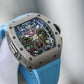 FKM Vulcanized Miami Blue Strap for Richard Mille