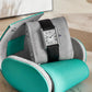 Sky Blue Saffiano Leather Watch Roll