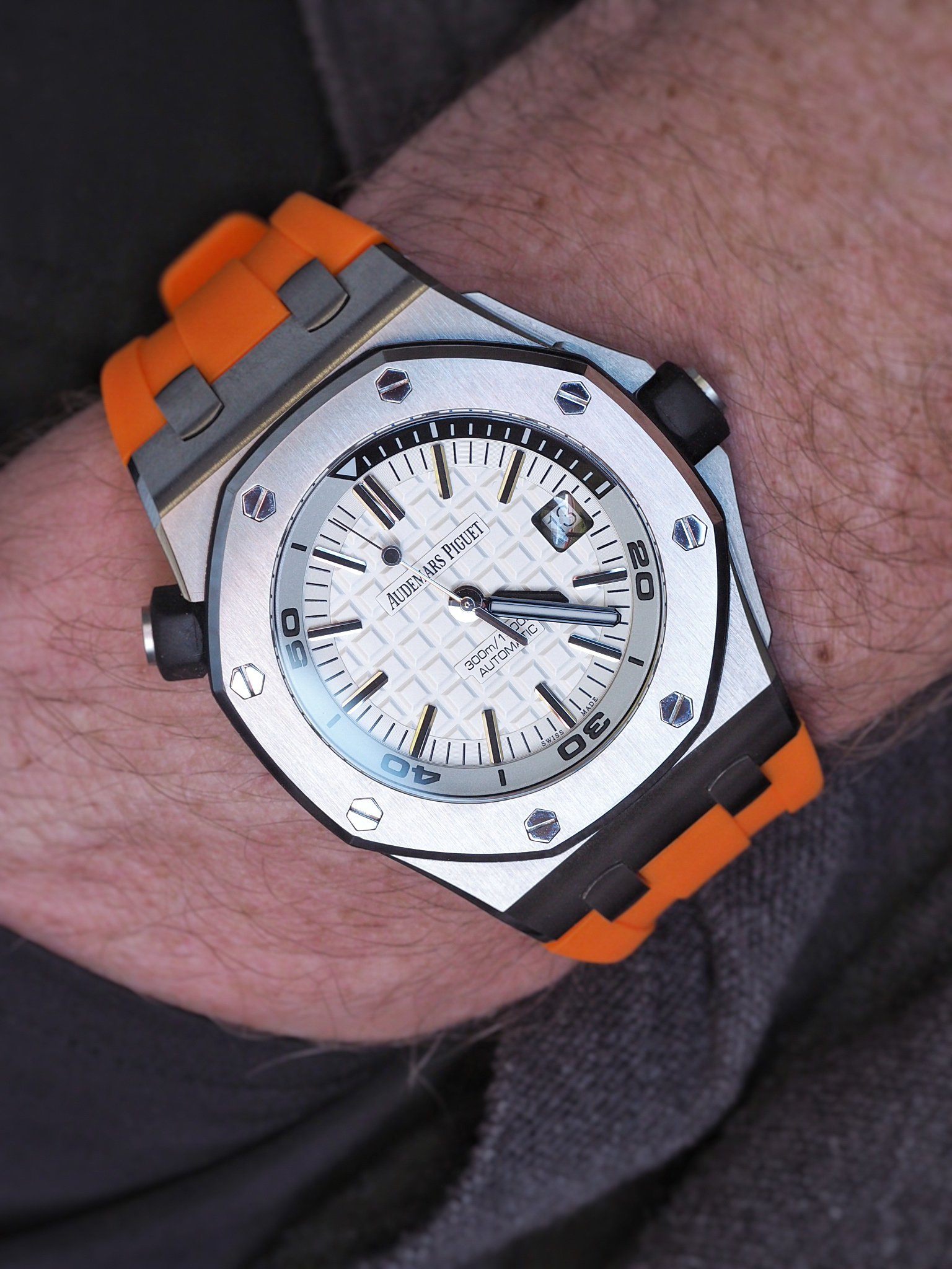 Audemars Piguet Diver Strap Tangerine Rubber