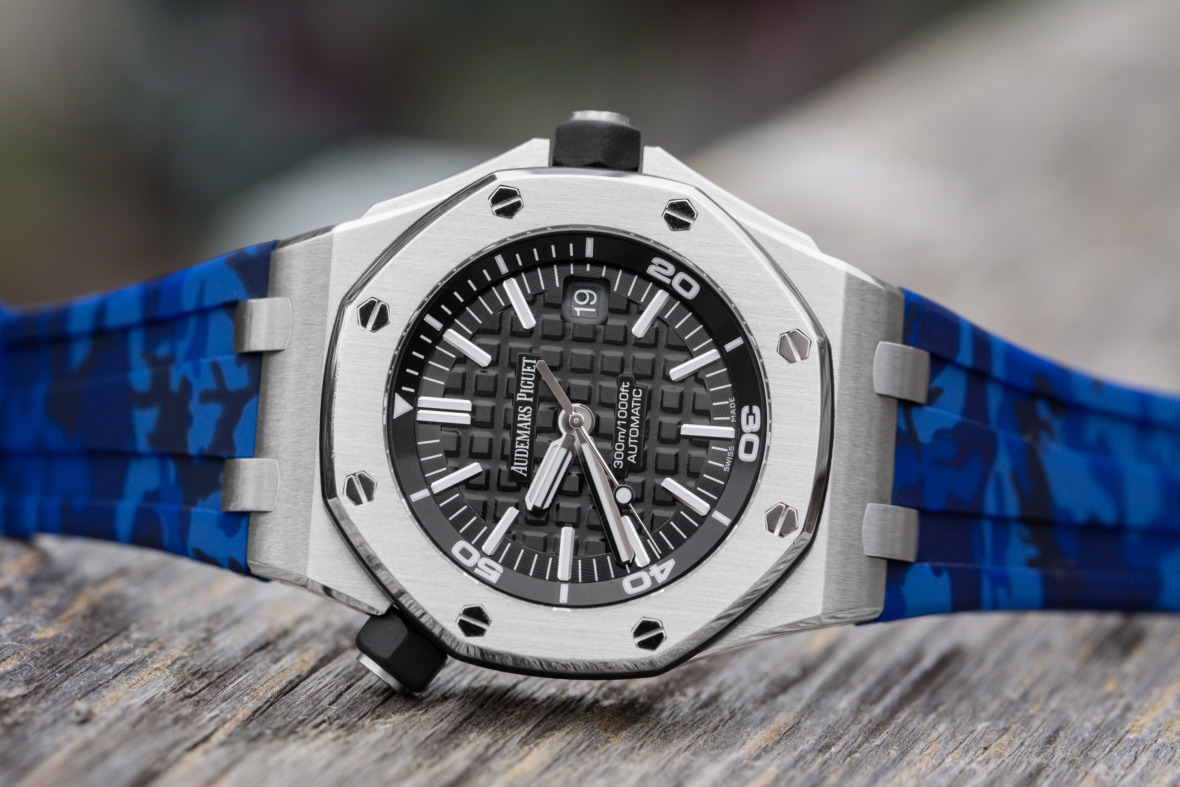 Audemars Piguet Diver Strap Ocean Camo Rubber