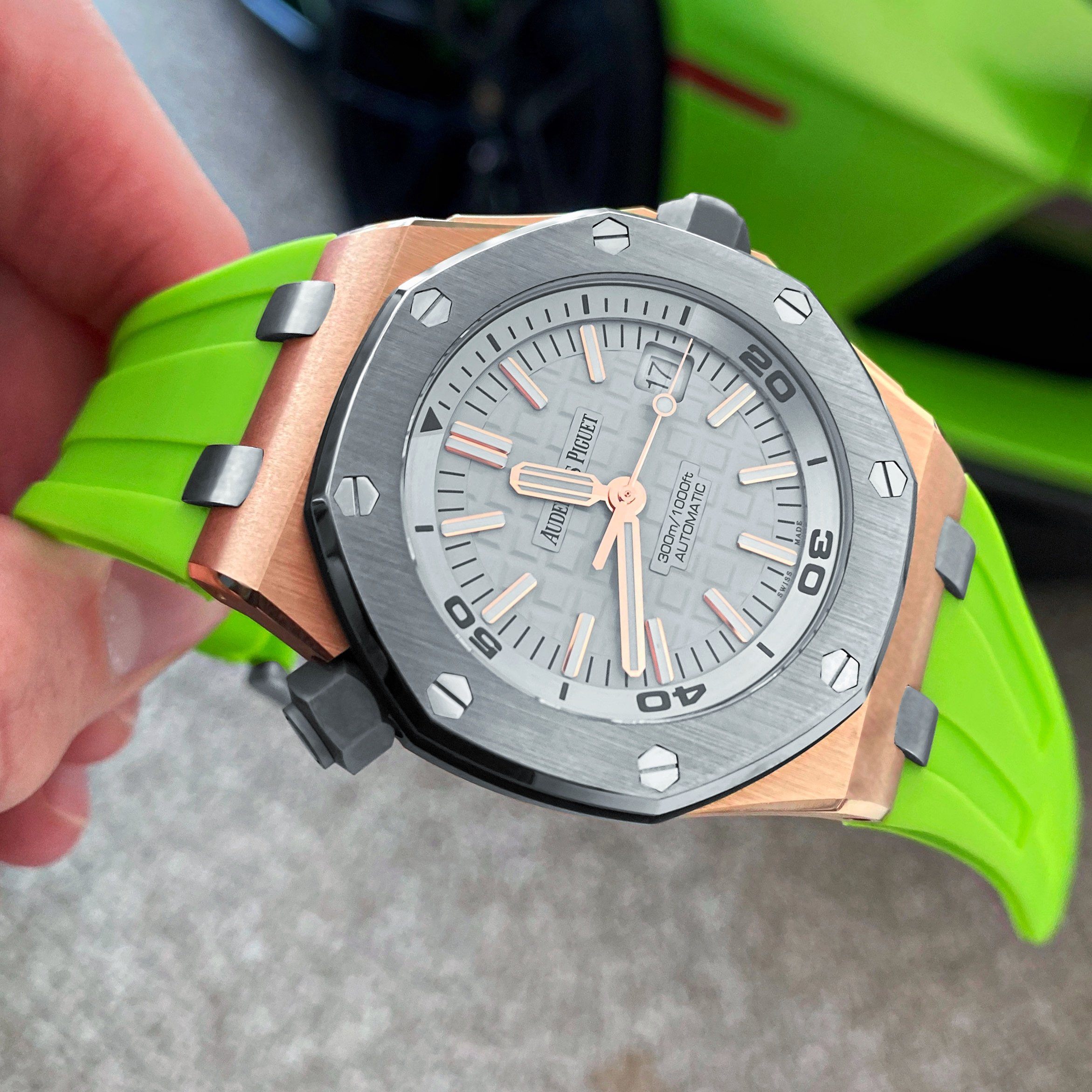 Rubber band hotsell audemars piguet