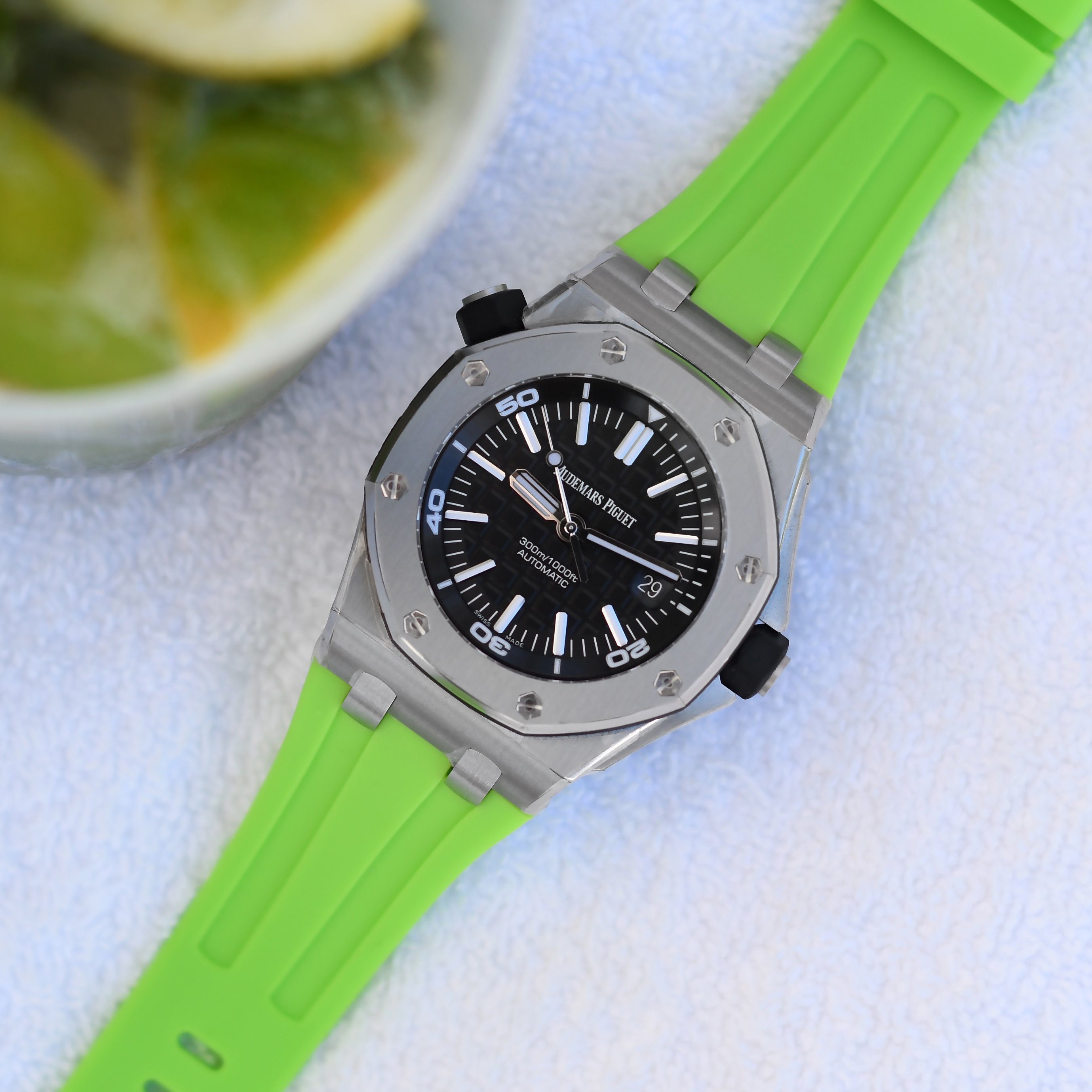 Audemars Piguet Diver Strap Lime Rubber